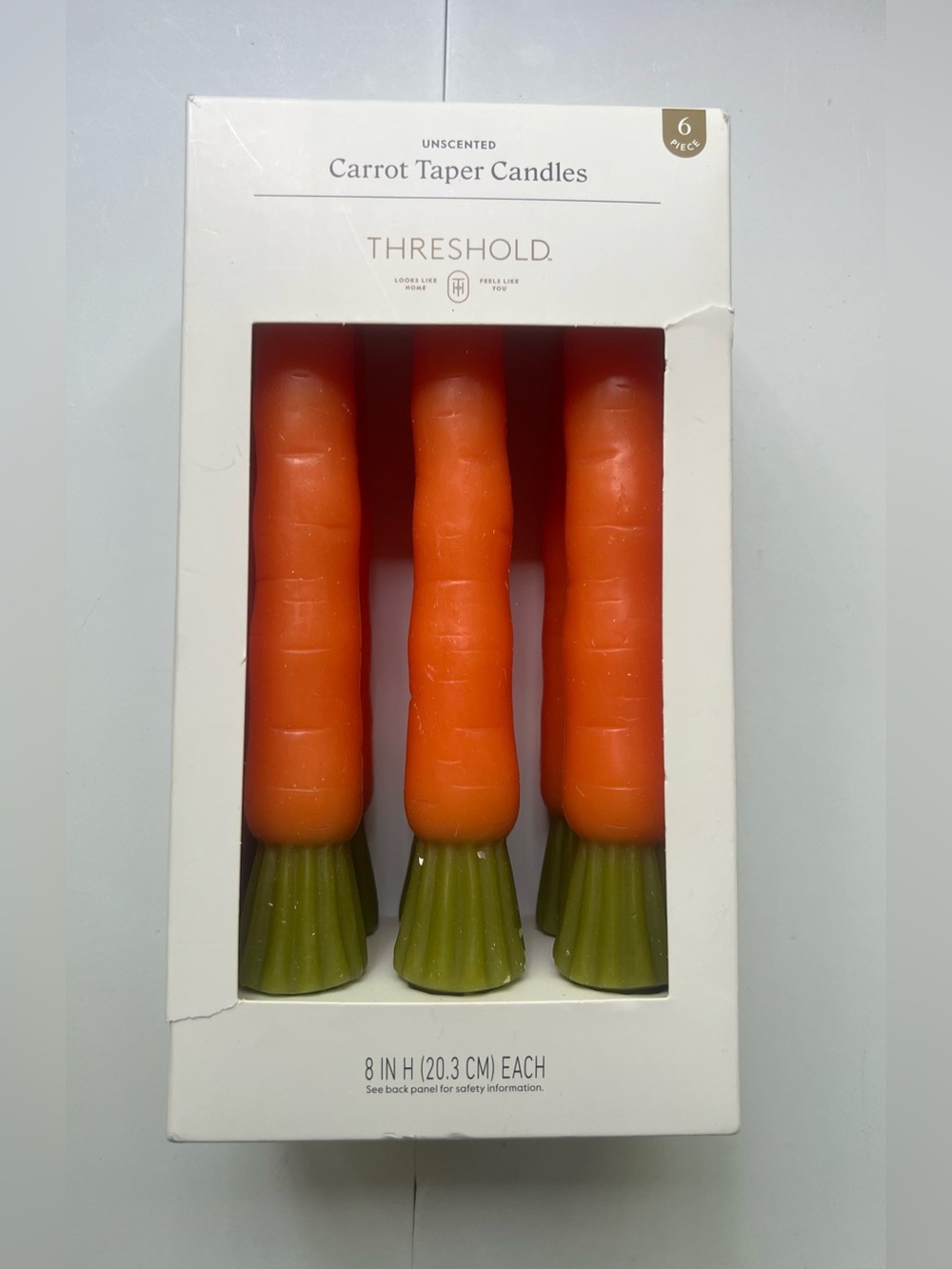 Threshold Carrot Taper Candles Set 6
Easter Spring Unscented 8" Target Decor